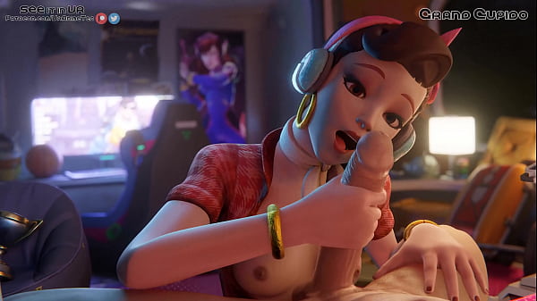 D.Va Enjoying big Dick Overwatch Part 2