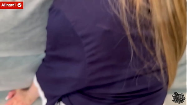 MILF Stepmom catches her stepson jerking off