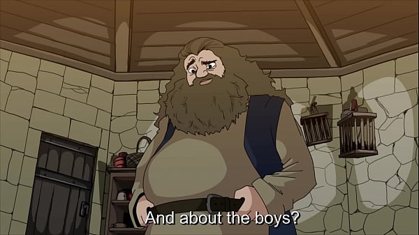 Fat man destroys teen pussy (Hagrid and Hermione)