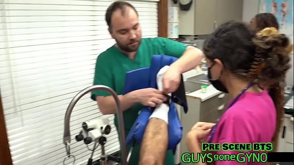 The Cum Clinic Extraction # 6 With Angel Ramiraz, Naked Doctor Jerks Restrained Cock, Watch Entire Film At GuysGoneGynoCom