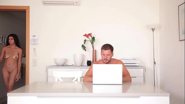 Wife gets fucked on table – CREAMPIE AND LEG SHAKING ORGASM