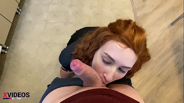Fucked Big Ass of Red haired Girlfriend and Creampied her