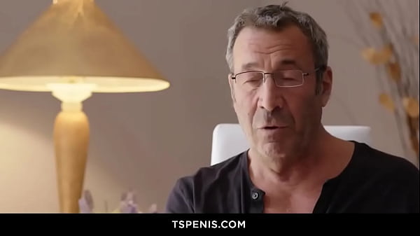 Trans hottie loves taking big dick!