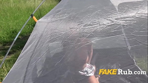 Married MILF fucked in a tent for the right price