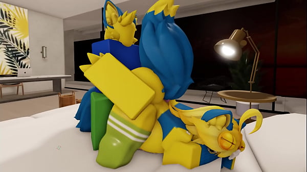 Furry Noob Couple Fucking In a Modern Robloxian House