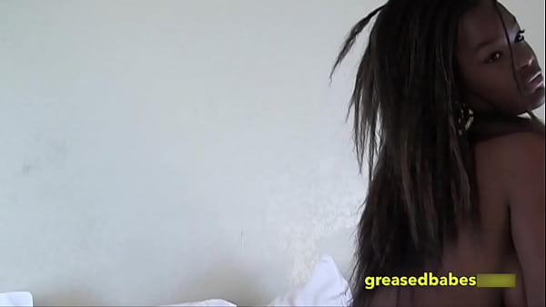 Horny Black Amateur Gets Naked and Grinds Her Tight Ass and Exposes Her Pink Pussy