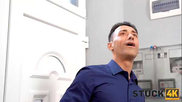 STUCK4K. Helpful man came to help and ended up fucking a slutty charmer