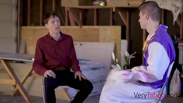 StepSon In Easter Bunny CostumeFucks His StepMom And Stepsis