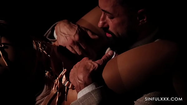 Secretary tied and fucked on the staircase