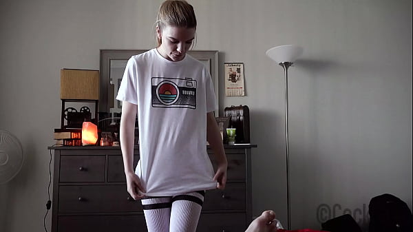 Seductive Step Sister Fucks Step Brother in Thigh-High Socks Preview - Dahlia Red / Emma Johnson
