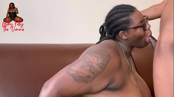 Ebony BBW Police Officer Arrests BBC and Makes Him Fuck Her