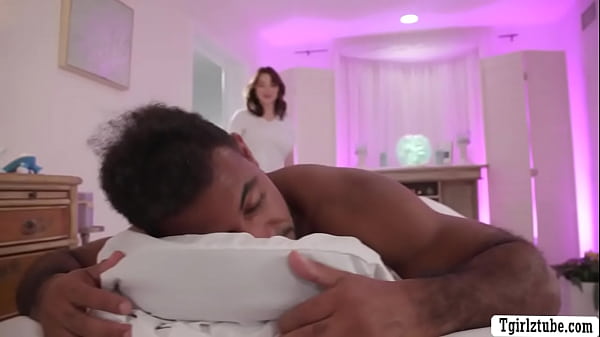 TS masseuse Emma Rose suck and ride customers BBC