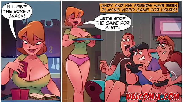 Gang Bang with Andy's friends - The Naughty Home