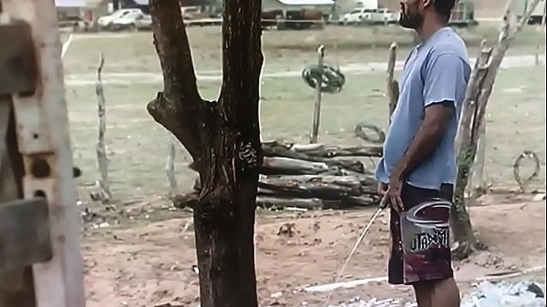 Guy Pissing Video