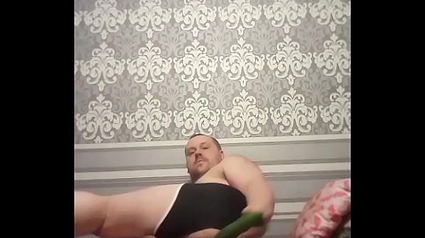 Russian gay fucks his huge ass lying on the couch and licks his lover’s cock after each anal penetration!