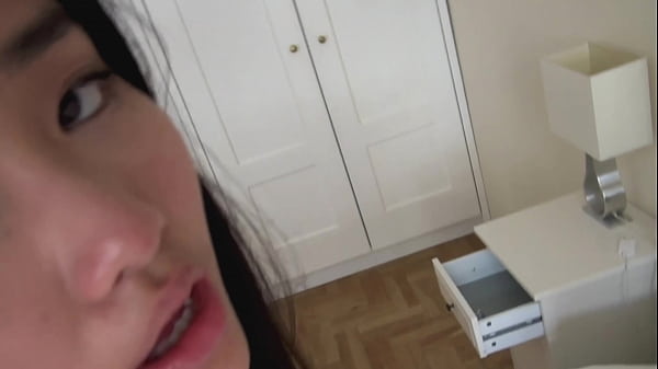 Flawless 18yo Asian teens's first real homemade porn video