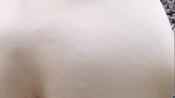 Risky outdoor at the mountains with hairy stranger's pussy girl till creampie without condom 4k 60fps