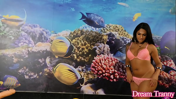 Trans Hottie Leticia Le Farias Stretched Out by The Machine