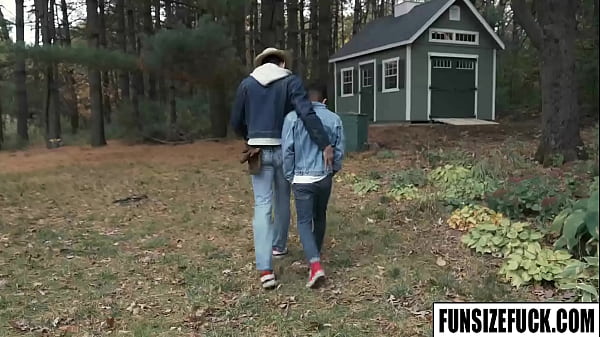 Mr Bob Knight got all the way to the hilt of Milo Miles tiny twink bottom and enjoys thrusting deep inside more and more