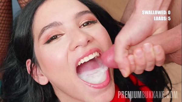 PremiumBukkake - Min Galilea swallows 101 huge cumshots