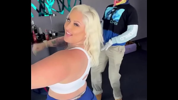 Mz Dani and Gibby Clowning around in a penthouse downtown Atlanta