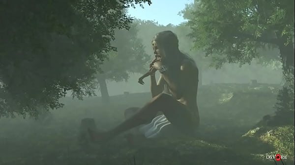 Misterious forest animation. Free version