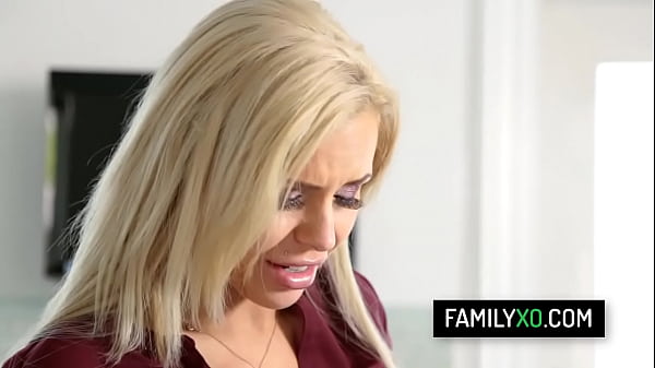 Sexy stepmother Nina Elle let her step son fuck her wet milf pussy