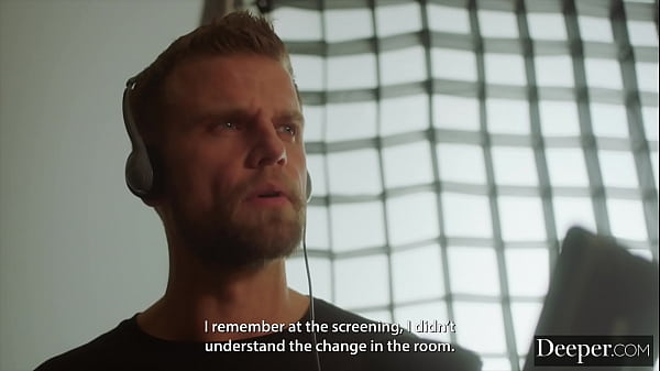 Deeper. Curvy sexy actress Valentina gets DPed by costars