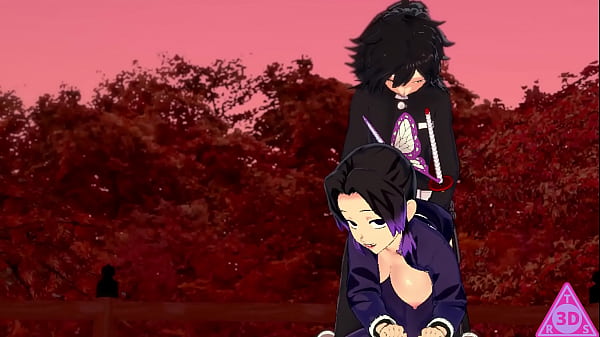 Kocho Shinobu Tomioka Giyu kimetsu no yaiba vídeos hentai tem sexo boquete punheta tesão e gozada jogabilidade pornô sem censura... Thereal3dstories..1