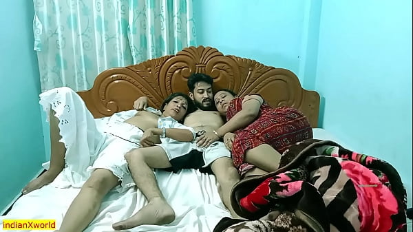 Indian hot beautiful shared boyfriend and hot XXX group sex!! sex