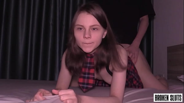 College Cutie Used As A Human Cum Dumpster