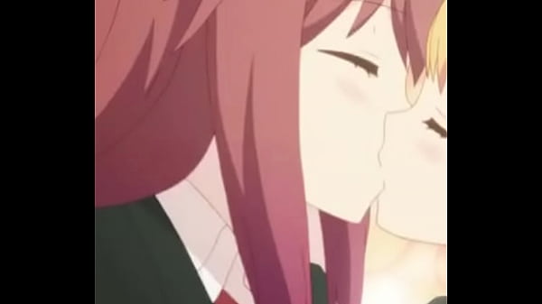 Anime girls kissing Thumbnail
