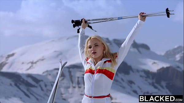 BLACKED Ski bunnies Jia & Like compete for Joss' cock