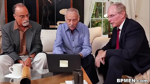 Three old guys are fucking lovely teen chick Raylin Ann