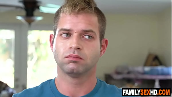 Family movie night turns into taboo threesome sex