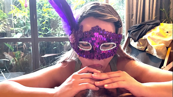 Aleksandraxxx Masked Hawk Tuah Sucking, Riding, and Taking It, Some POV Thumbnail