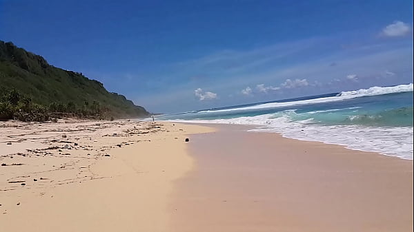 CUM on Face n after Sex PEE on Oceanic Beach