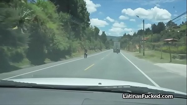 Cock too big for amateur Latina on her first porn casting