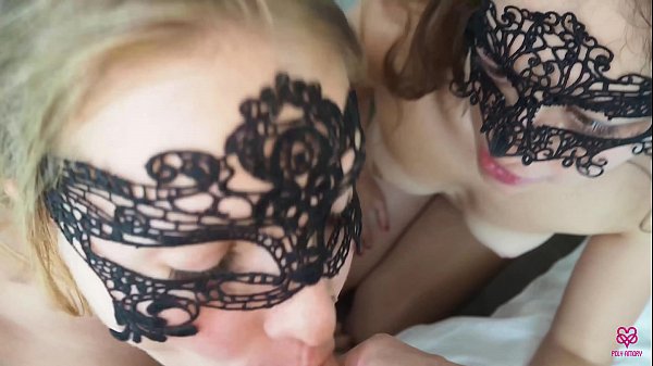 Sweet double blowjob with two sweet girls (Short version)