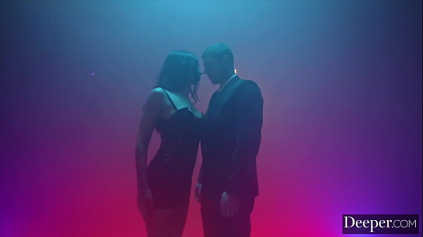 Deeper. Gagged & dominated, April is pushed to her limits