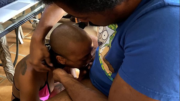 Top Off Till Spurt Cum From Bald Big Titty Ebony Cleo Panda