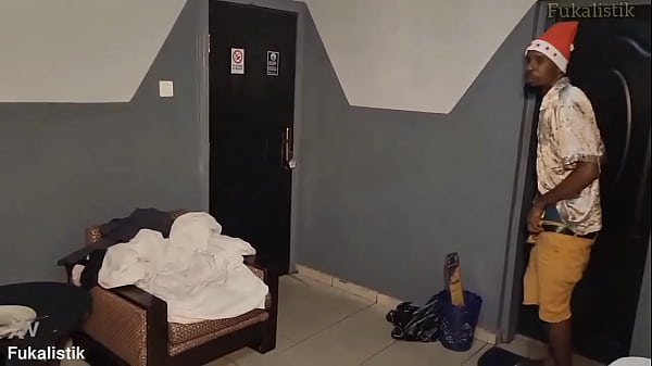 Horny Mistress of Benin fucks houseboy