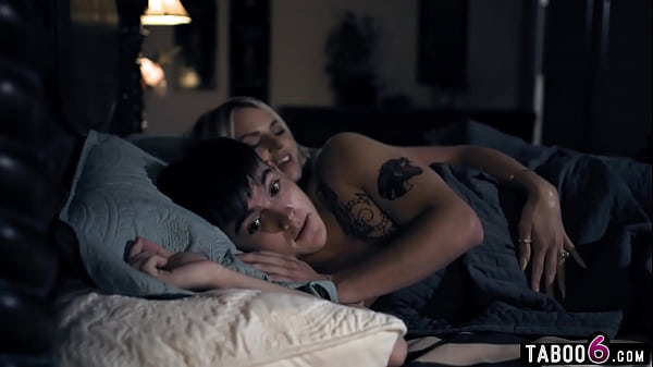 Huge boobs new stepmom MILF Rachel Cavalli got cozy with her stepson