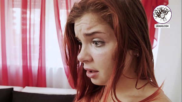 Beautiful tiny redhead gets punished