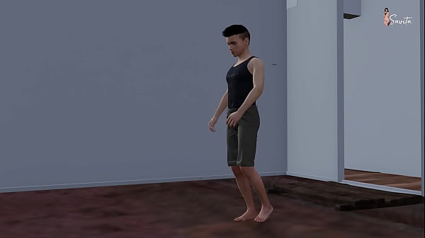 My Friend’s Hot Stepmom has Rough Sex with me in the Bathroom