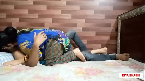 Indian Bhabhi Cheating with husband and fucking from Brother-in-law in cowgirl Position