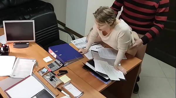 Hot Blonde Secretary Fucked By Boss In Office