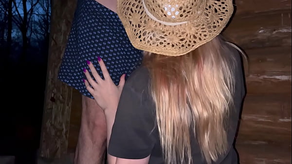 Public sex at the barn with a pregnant stranger