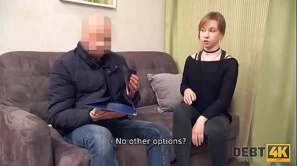 DEBT4k. Jobless debtor Alice Klay has to take the mans penis in pussy