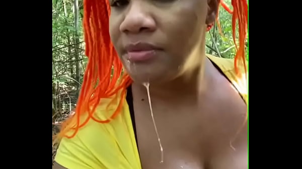 Public Deepthroat in the woods